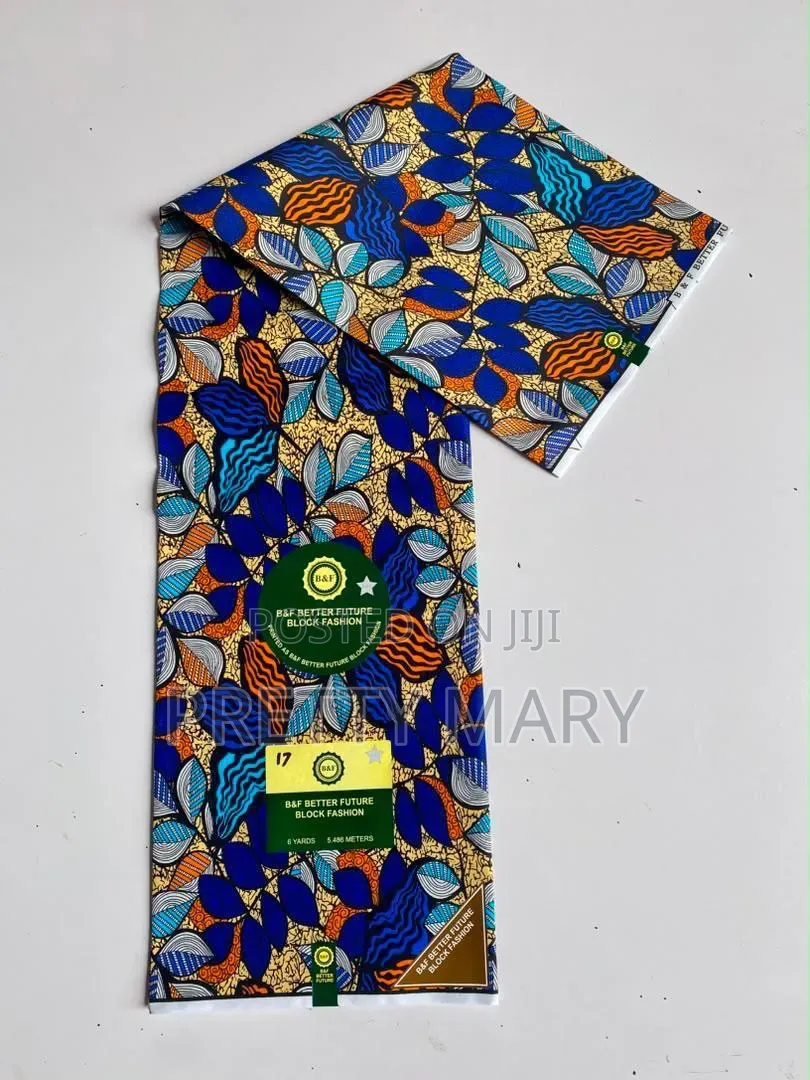 Multicolor Block Fashion Ankara Fabric