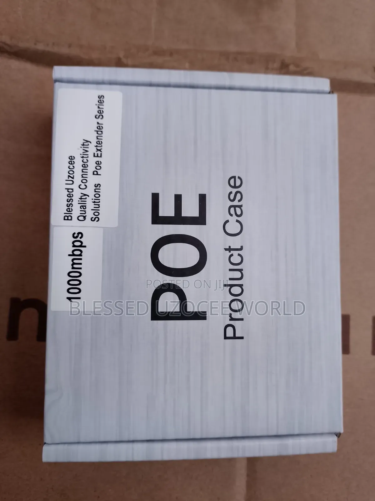 Gigabit POE Extender 1 Input to 2 Output POE Repeater Metal forNetwork
