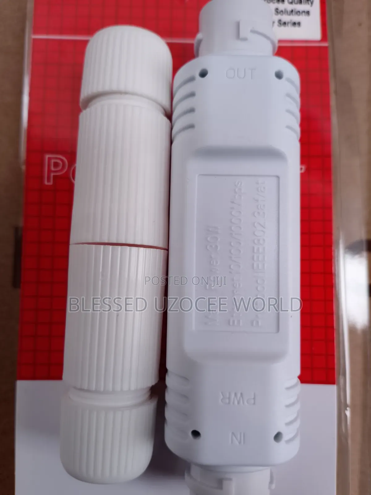 Gigabit POE Extender Outdoor 1 Input to 1Output POE Repeater for CCTV