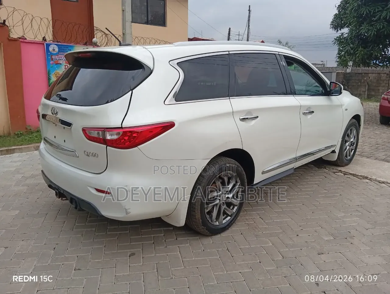 Infiniti QX 2015 White