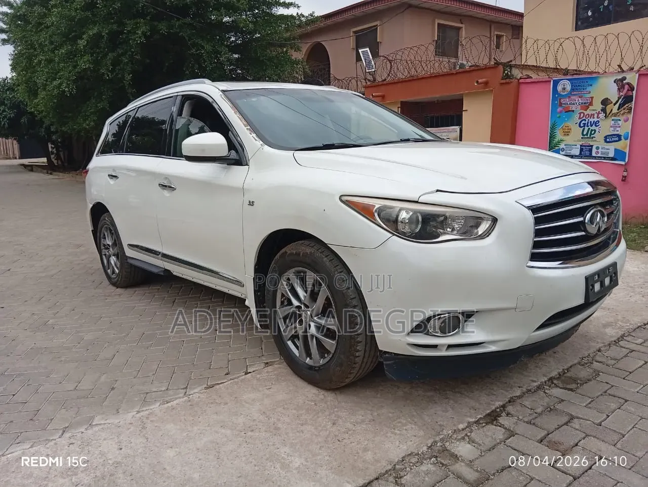 Infiniti QX 2015 White