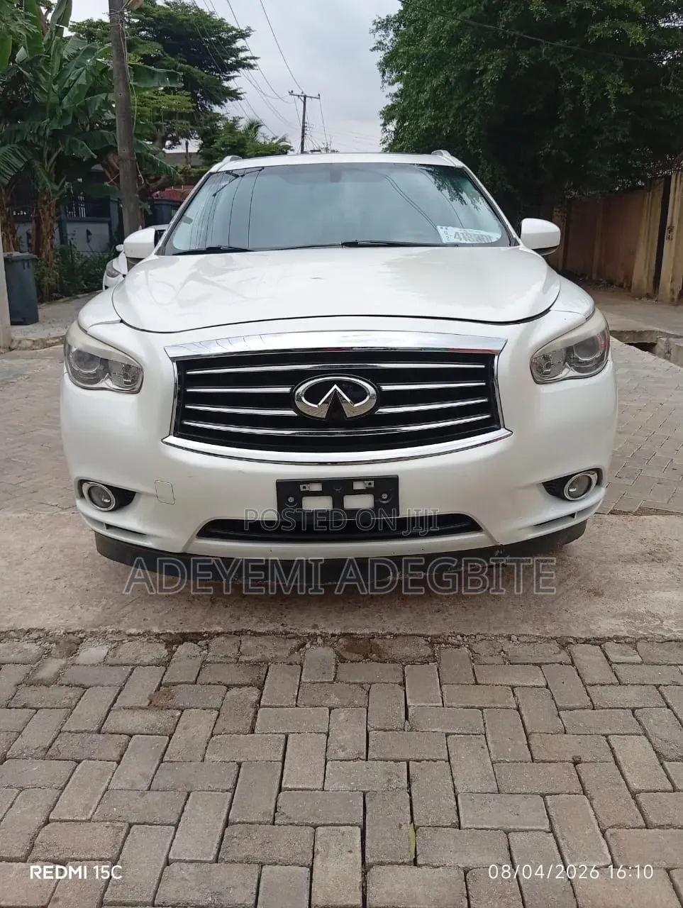Infiniti QX 2015 White