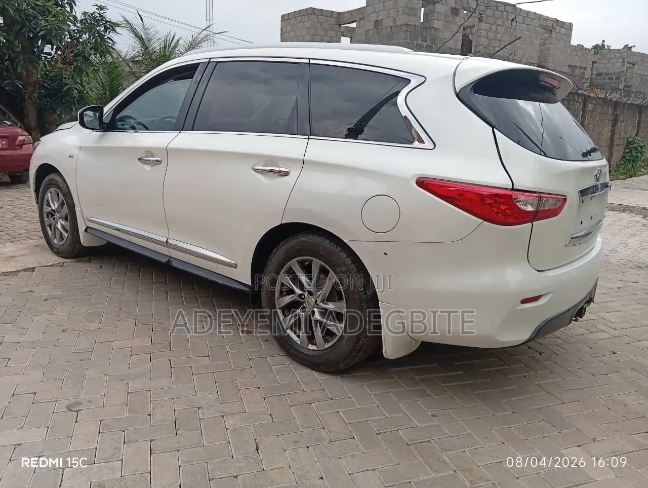 Infiniti QX 2015 White
