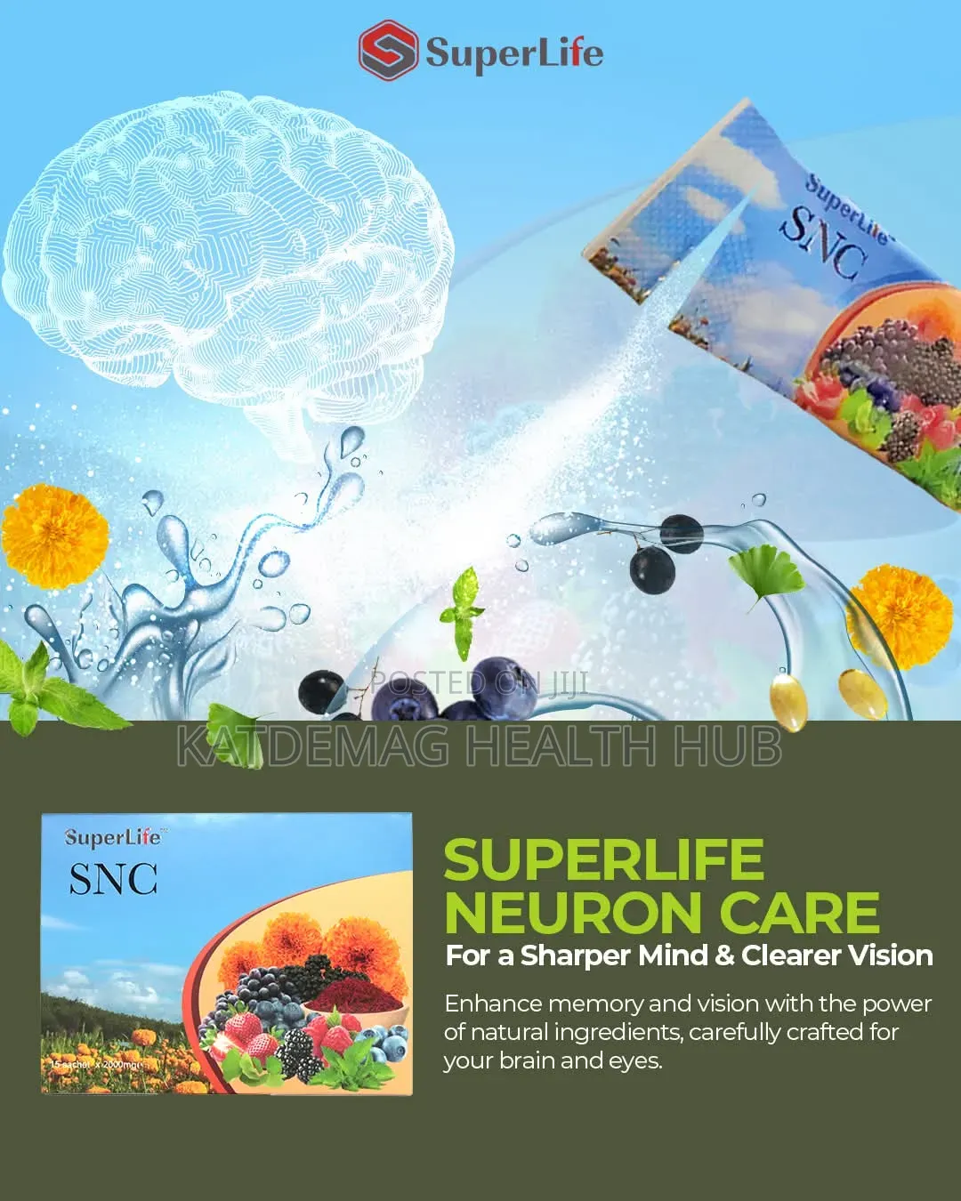 Superlife Neuron Care(SNC) for Clearer Eyes and Brain Health