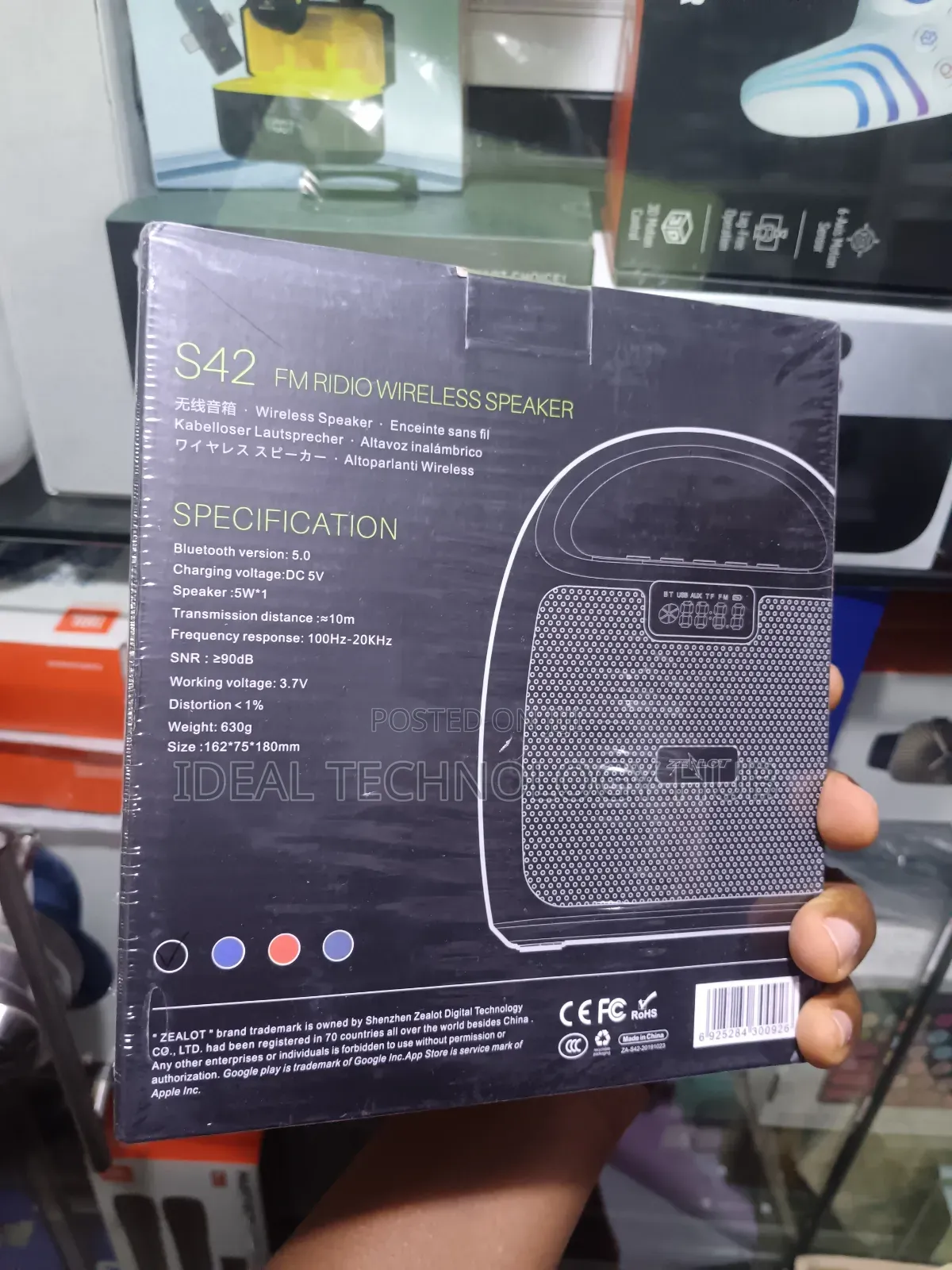 Zealot S42 Bluetooth Speaker With Fm