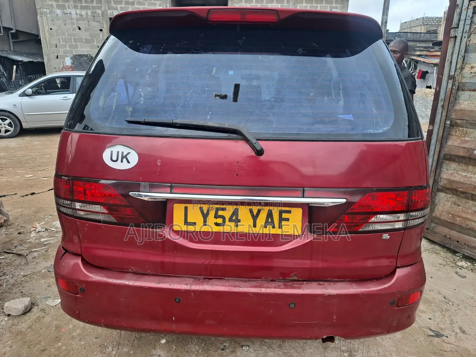 Toyota Previa 2002 Red