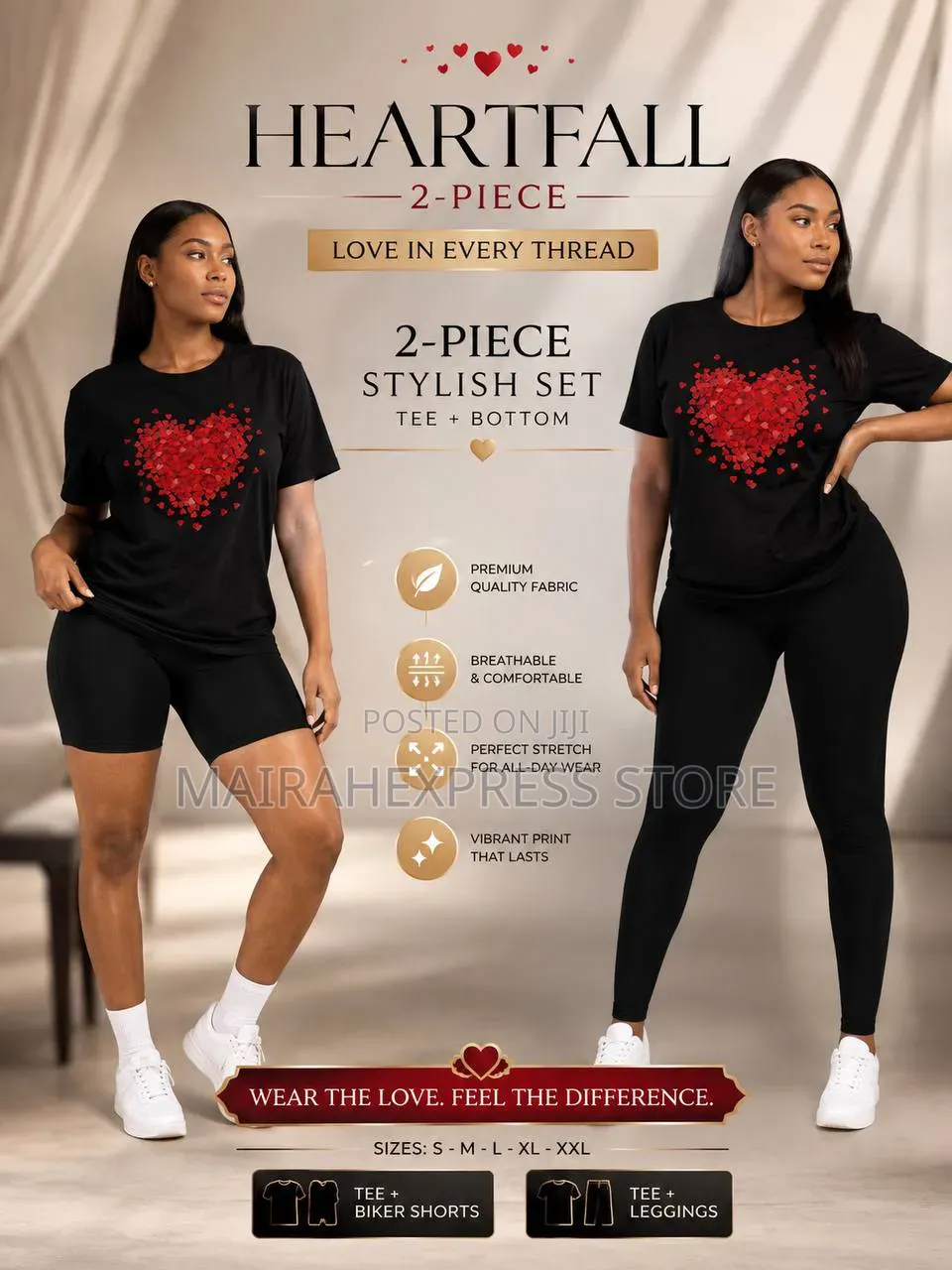 Heartfall Stylish 2-Piece Set