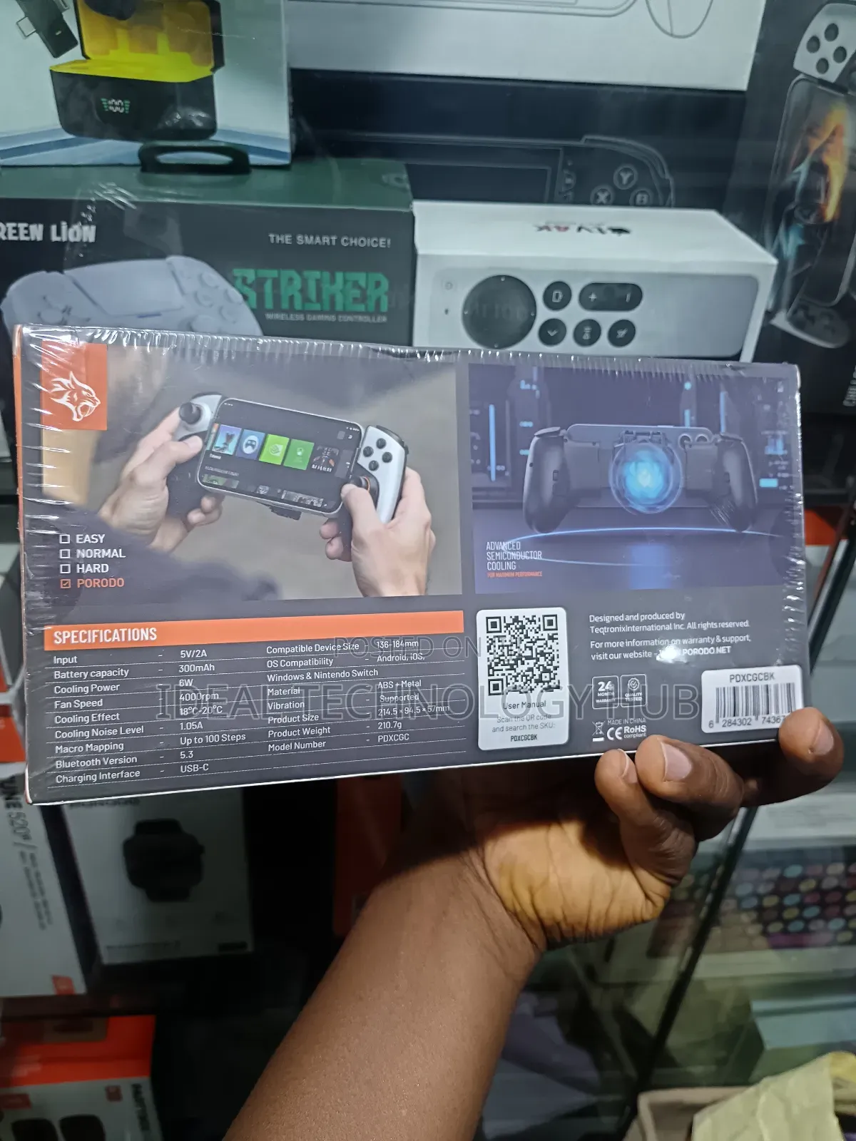 Porodo  Chillcore Cooling Game Controller