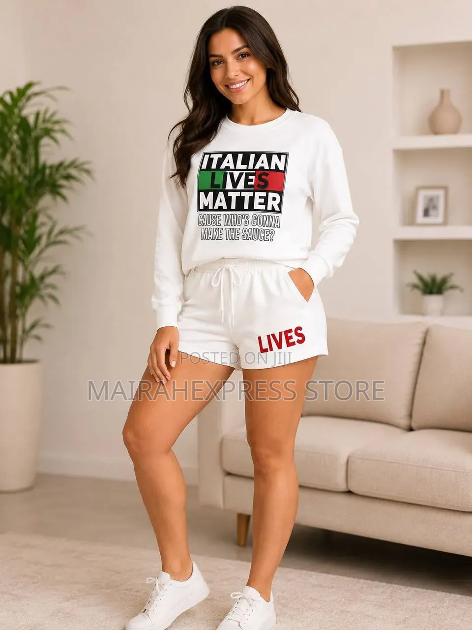 Italian Matters Lounge Wear Set
Size: S