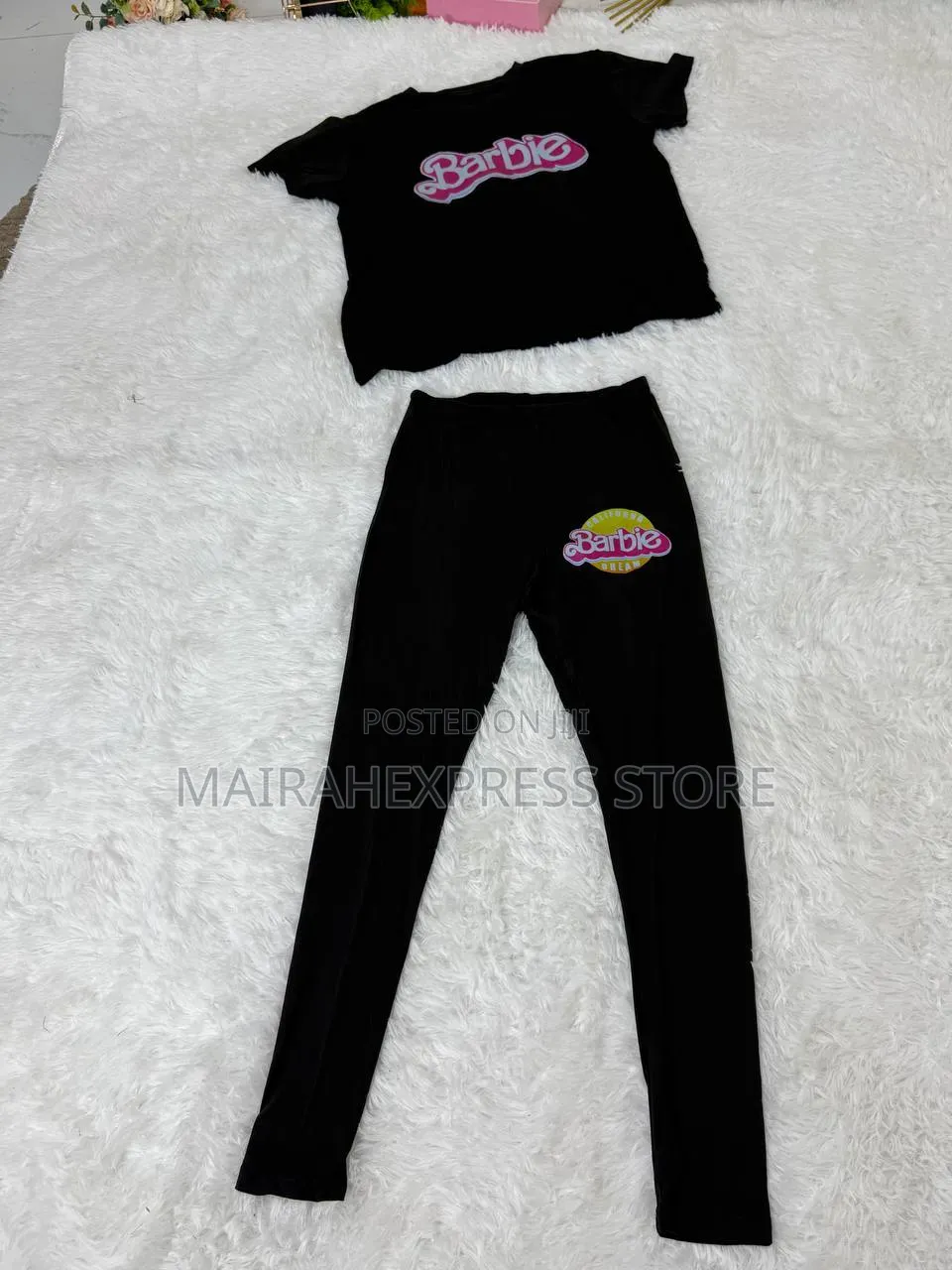 Barbie Luxe Stretchy Lounge Wear Set 
Size: Meduim