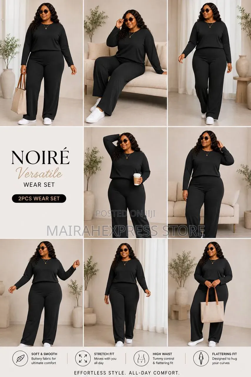 Noirétm 2-Piece Versatile Ladies Wear Set (4xl Only) Moon