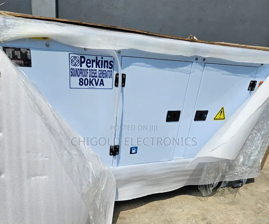 Perkins Diesel Generator Soundproof 100% Copper Coil 80 kVA