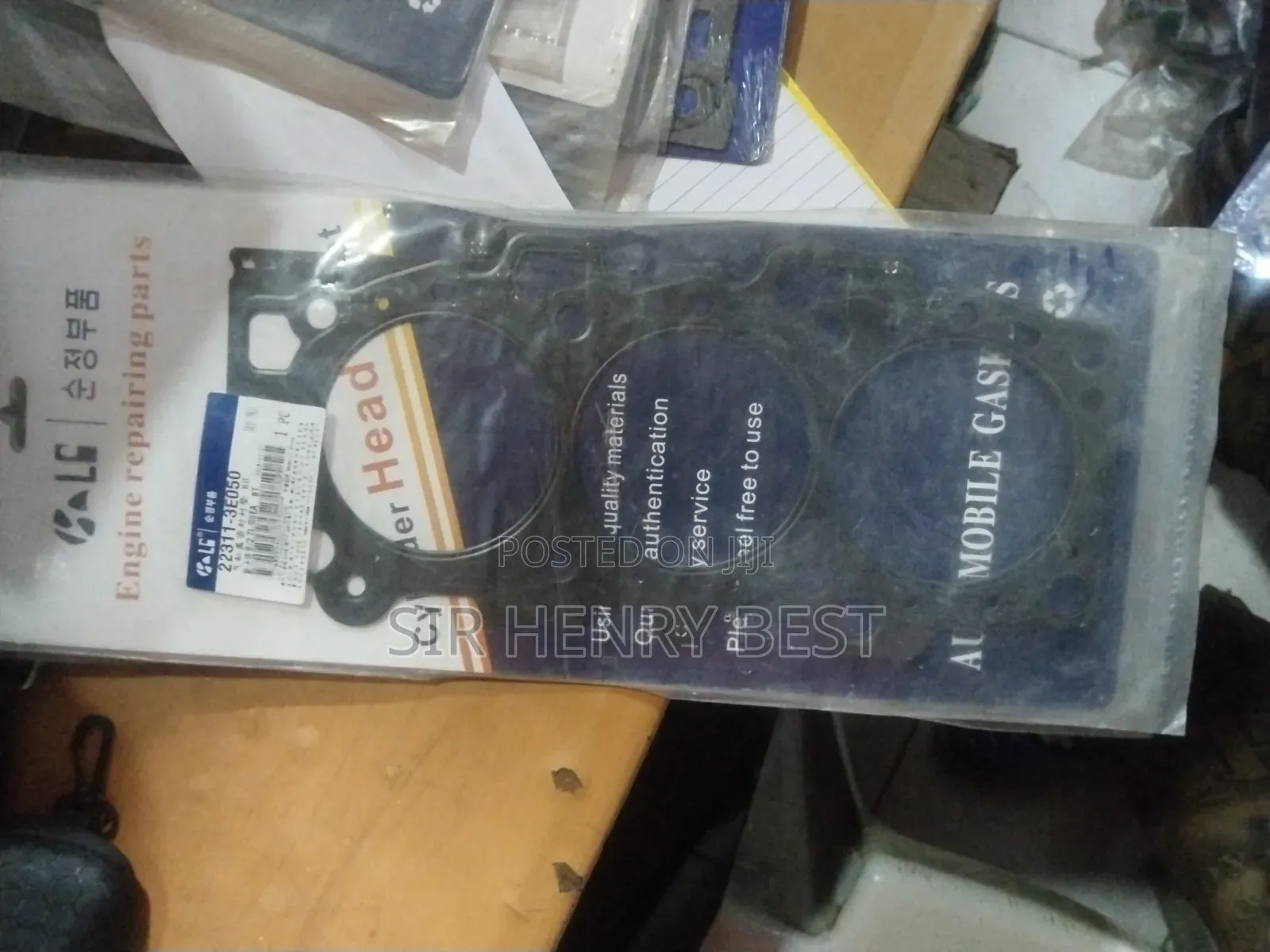 Top Cylinder Head Gasket Hyundai and Kia 2.7 engine.v.6