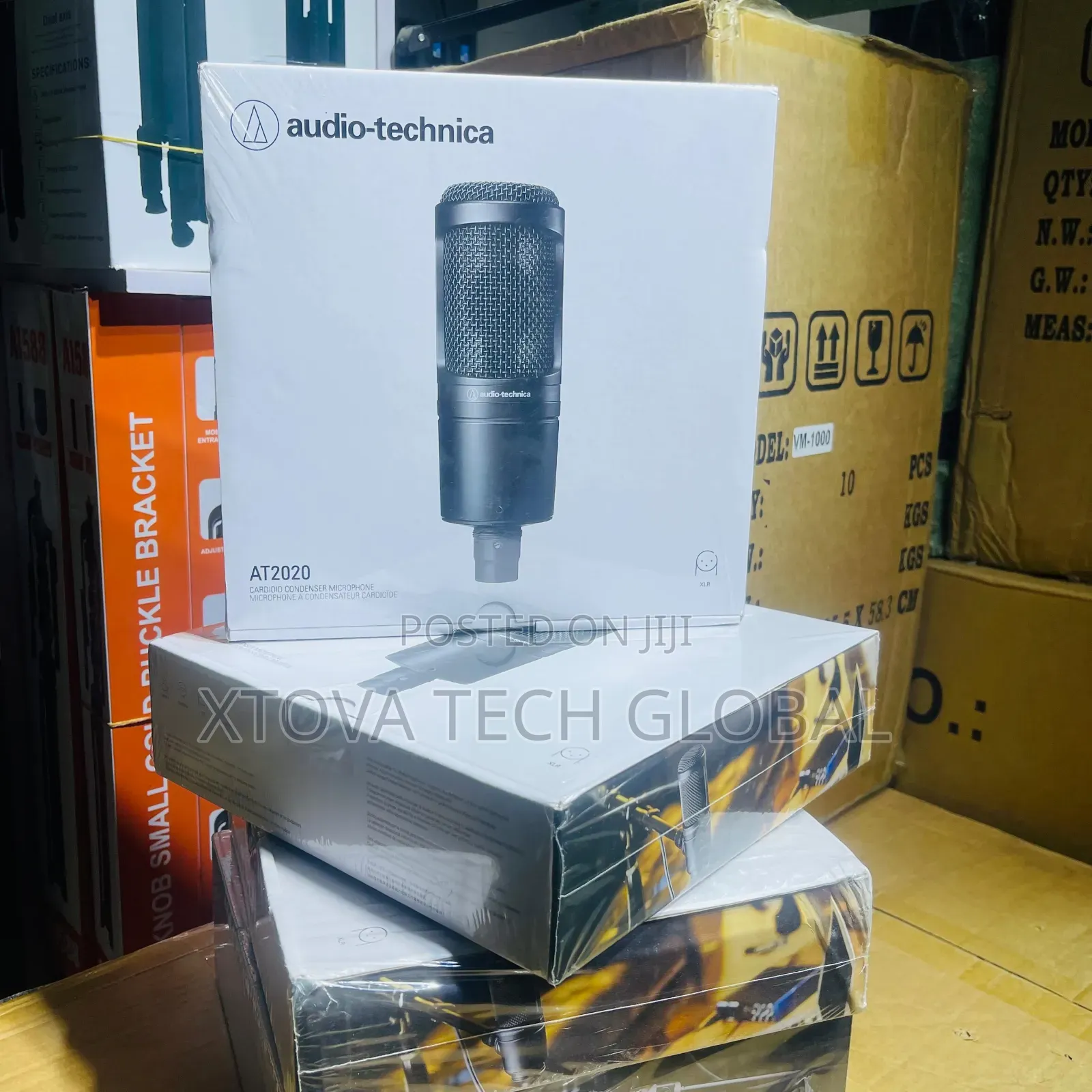 Audio-Technica AT2020 Cardioid Condenser Studio Microphone