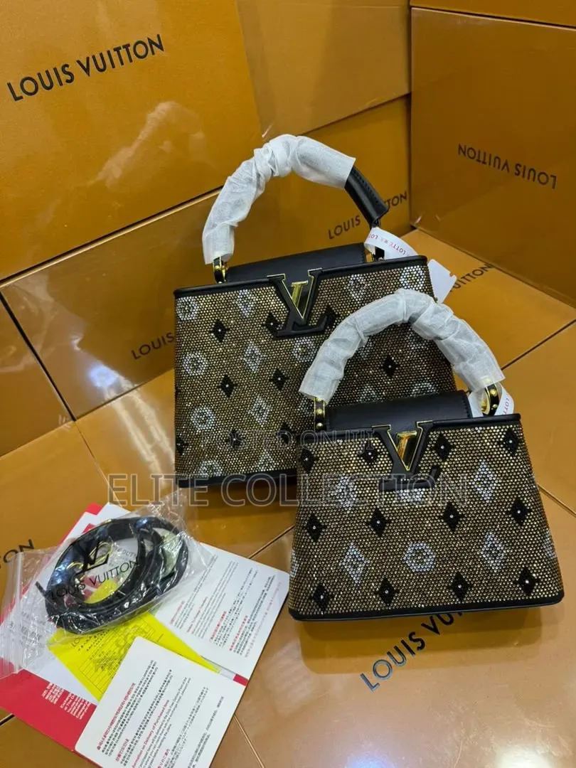 LouisVuitton Monogram Capucines
Comes in Displayed Size: Mini