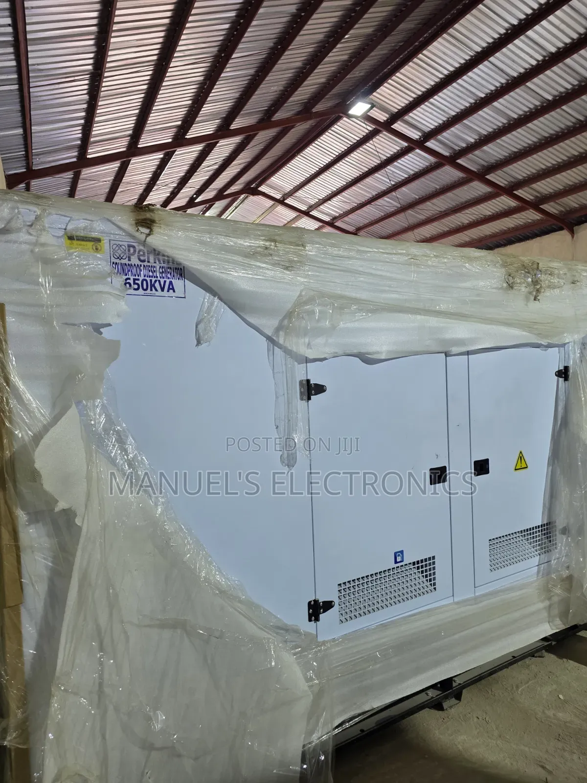 {650KVA}A Brand New Perkins Diesel Soundproof Generator 2years Wty