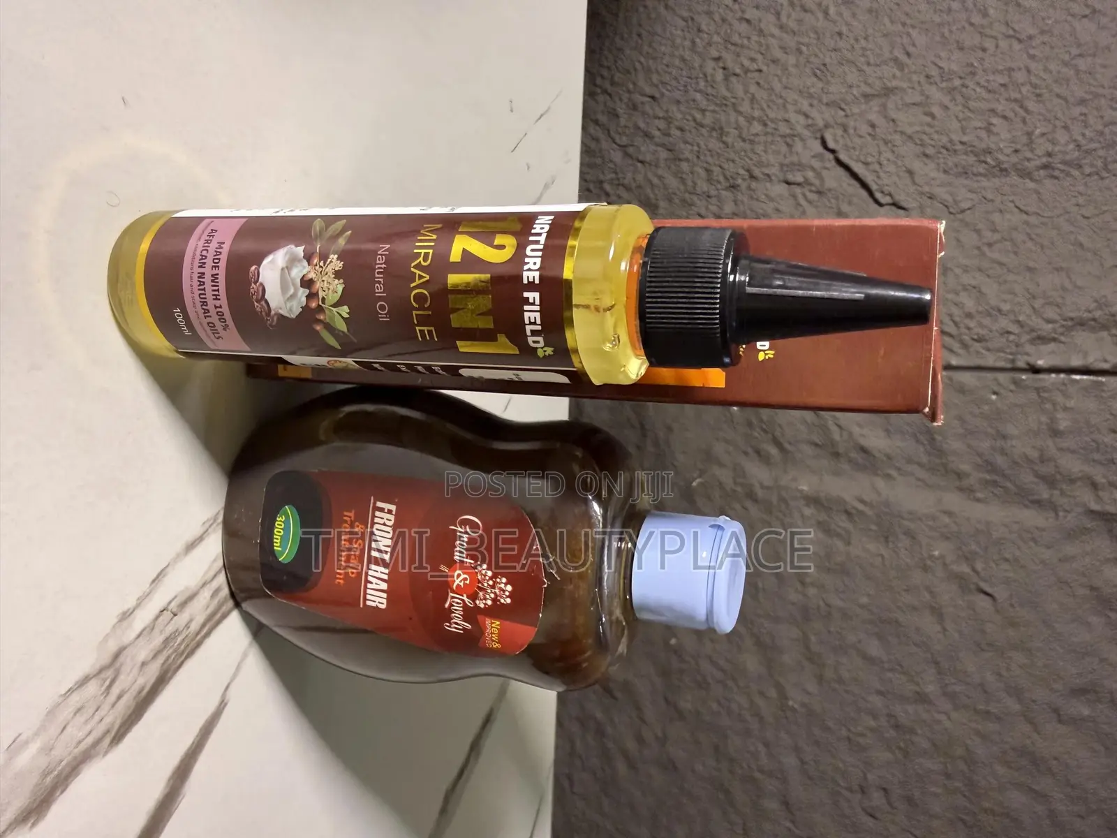 12 in 1 Miracle Oil and Front Hair Treatment Cream