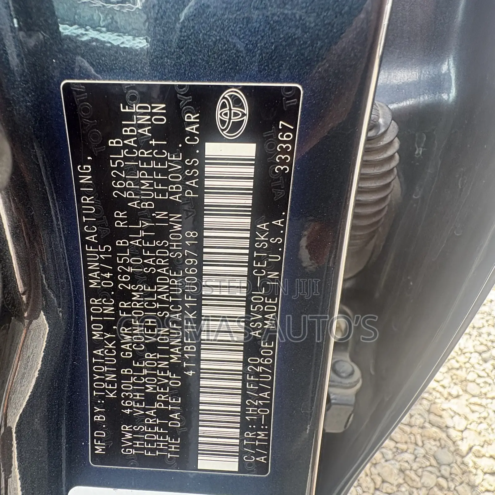 Toyota Camry 2015 Black