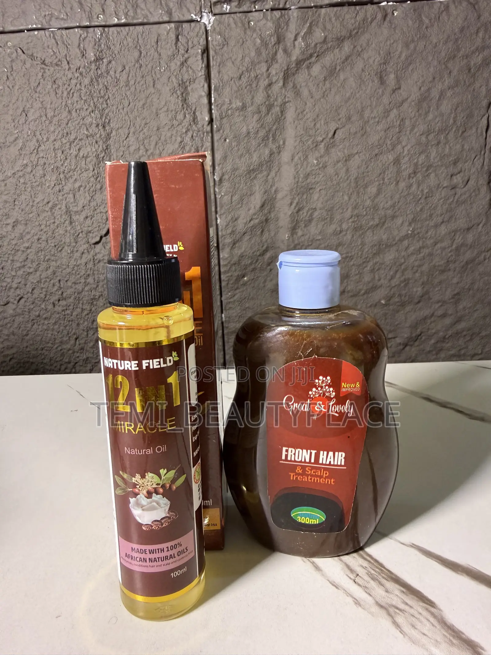 12 in 1 Miracle Oil and Front Hair Treatment Cream
