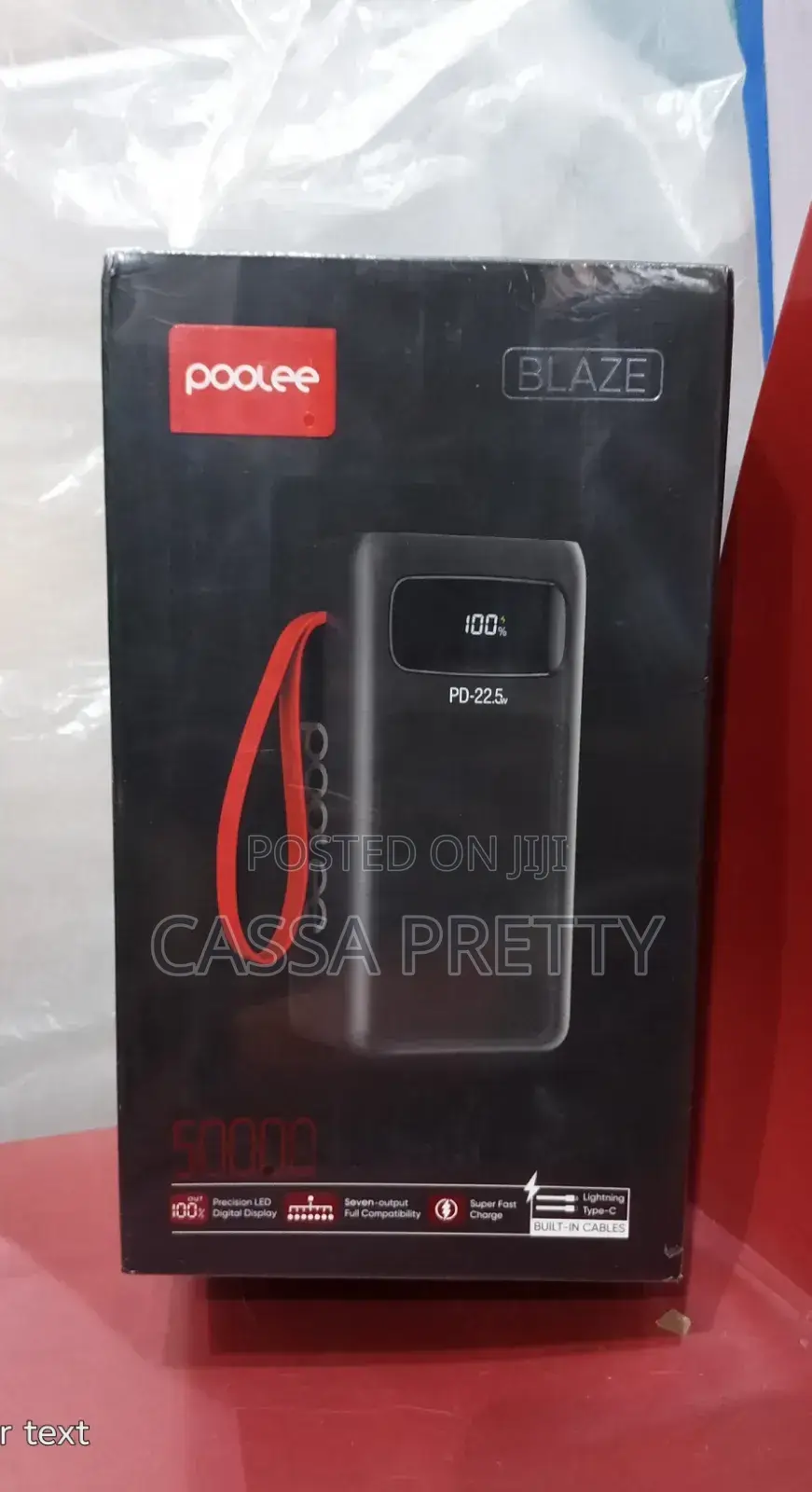 Poolee BLAZE 50000mAh Power Bank - PD 22.5W Super Fast Charge
