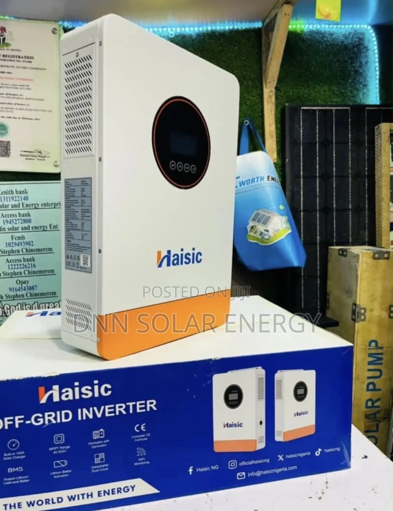 4kva Hybrid Inverter 8kwh Lithium Battery Haisic Product