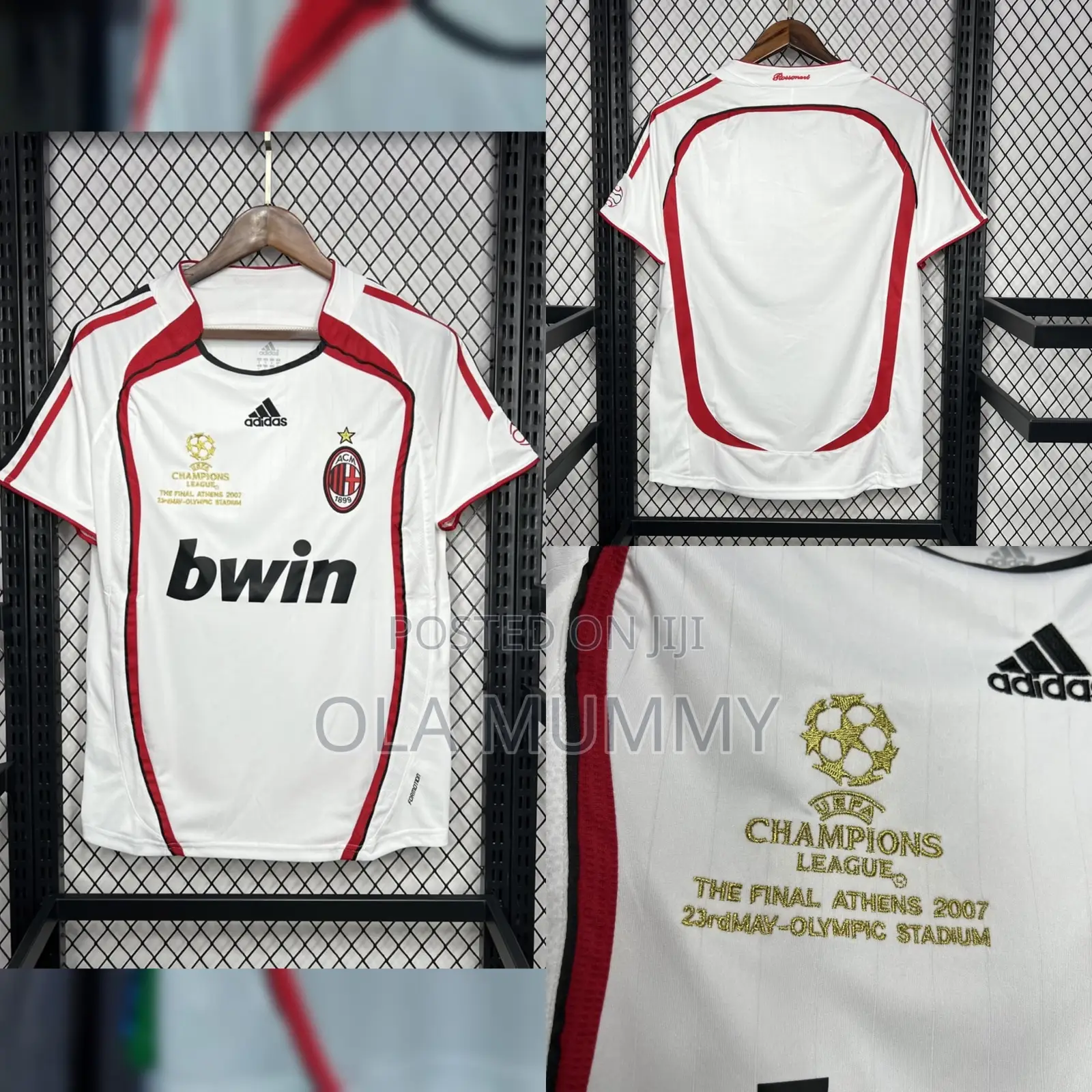AC Milan Retro Jersey White