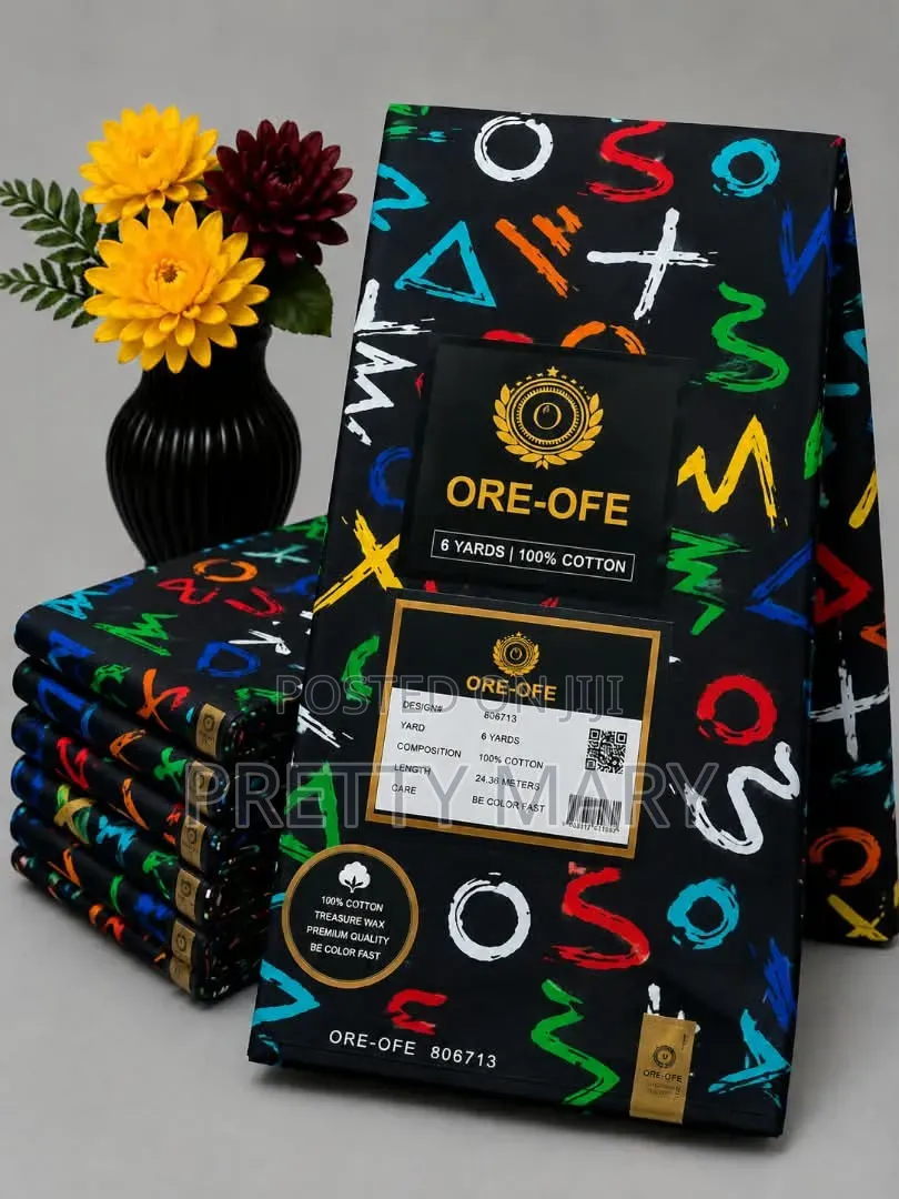 Brown ORE OFE Ankara Fabric