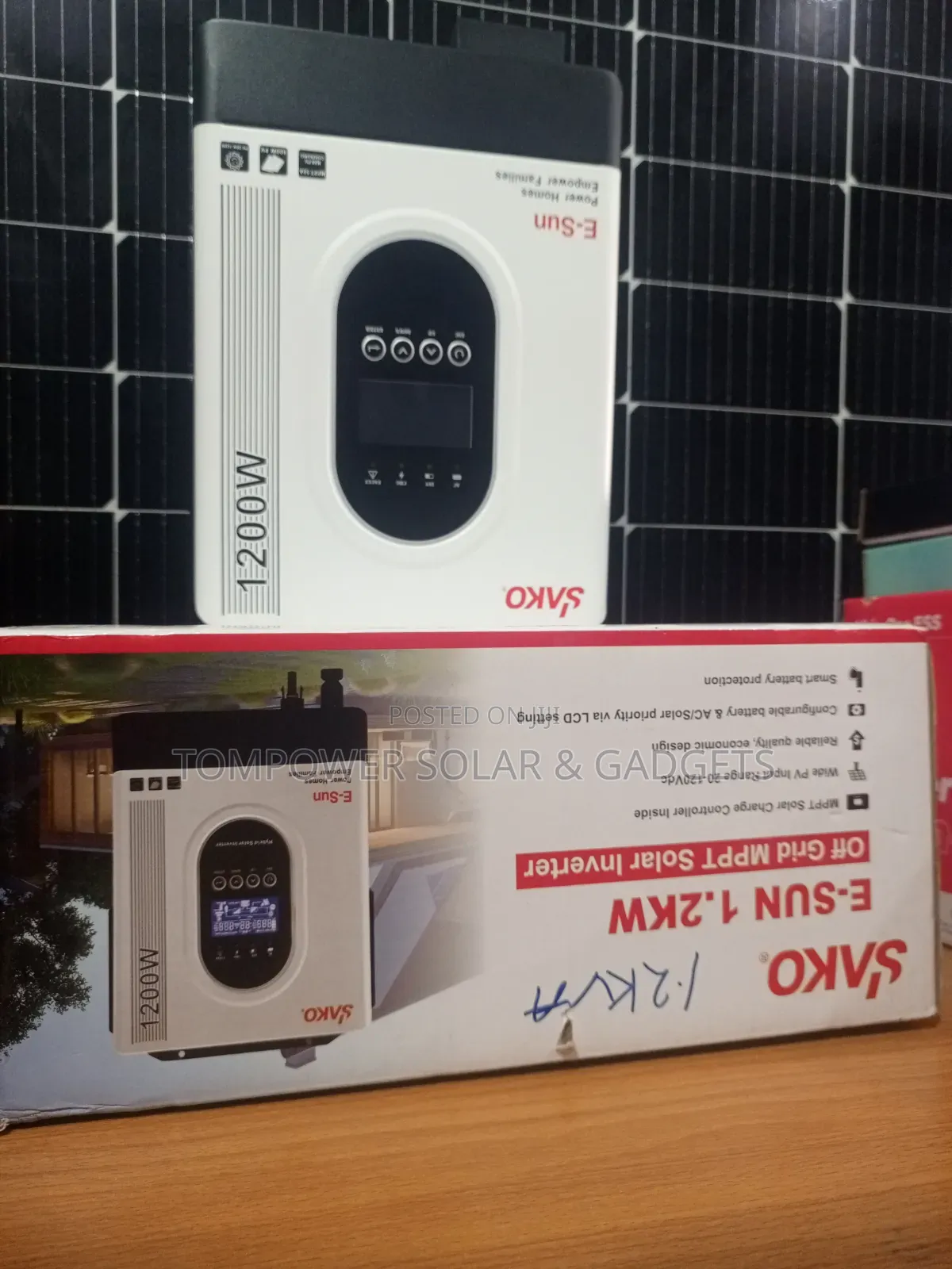 Sako 1.2kva/12v Hybrid Inverter