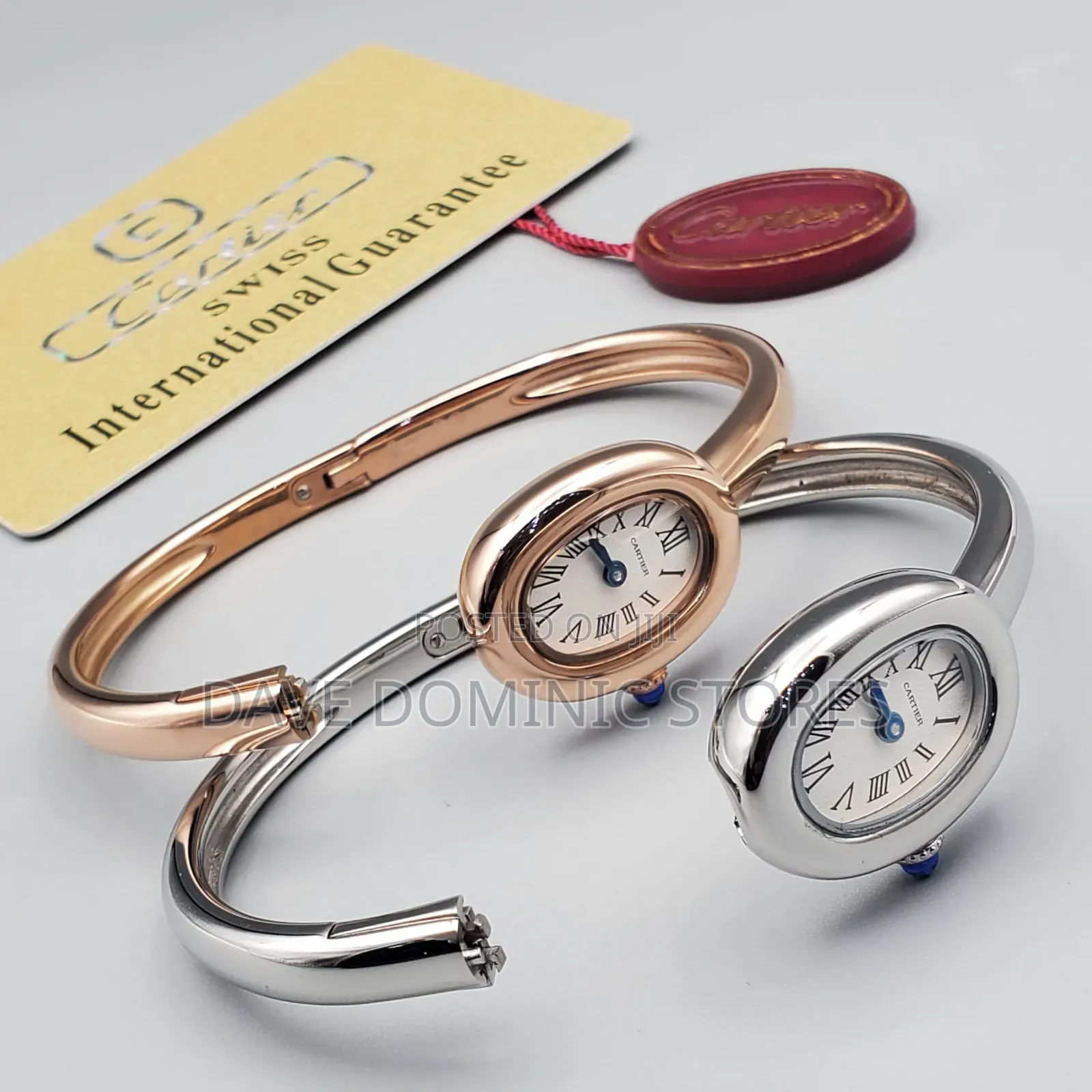 Cartier Female Watch 
Chain Strap 
Battery Powered