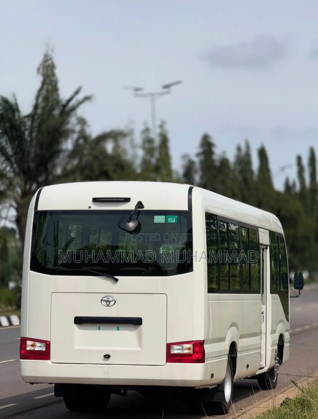 New Toyota Coaster 2025 White