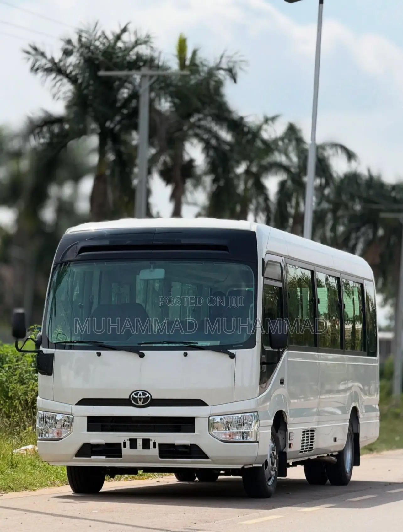 New Toyota Coaster 2025 White