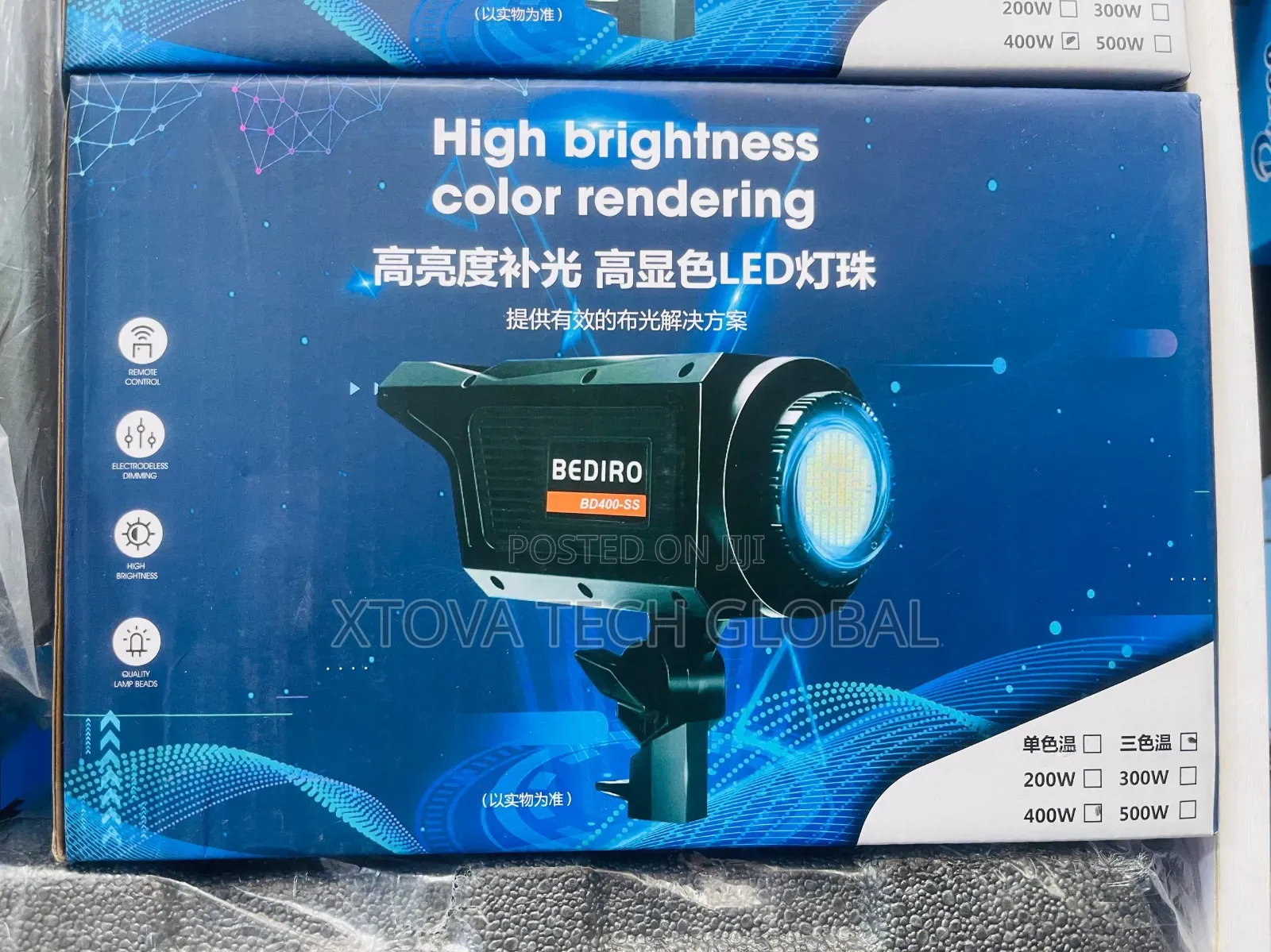 BEDIRO LED Video Light With Tripod Stand