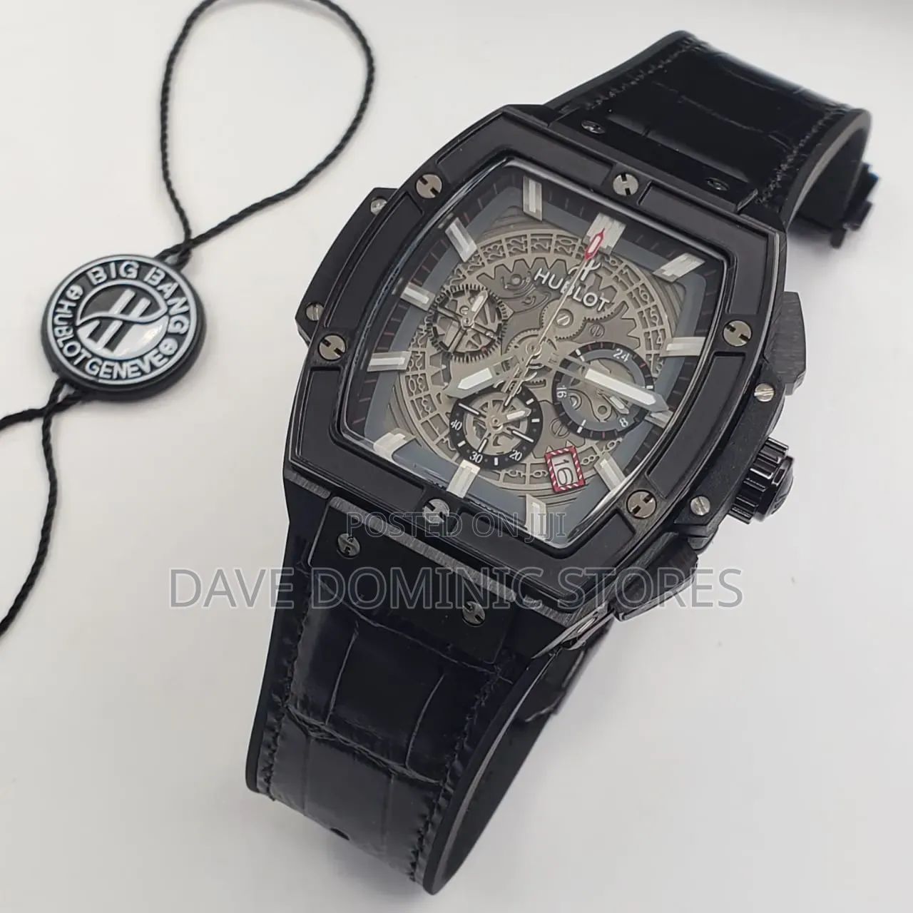 Original Quality Hublot Male Watch
Leather Strap
Battery Power