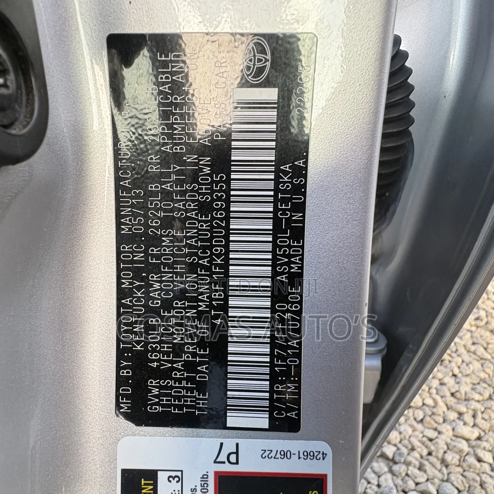 Toyota Camry 2014 Silver