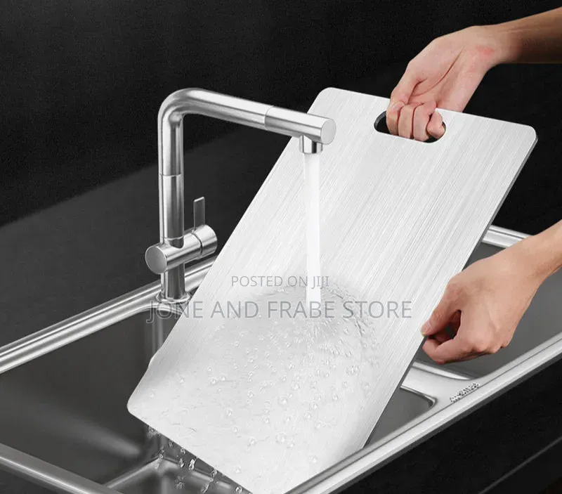 Medium Size Antibacterial, Anti Mold Stainless Steel Chopping Board