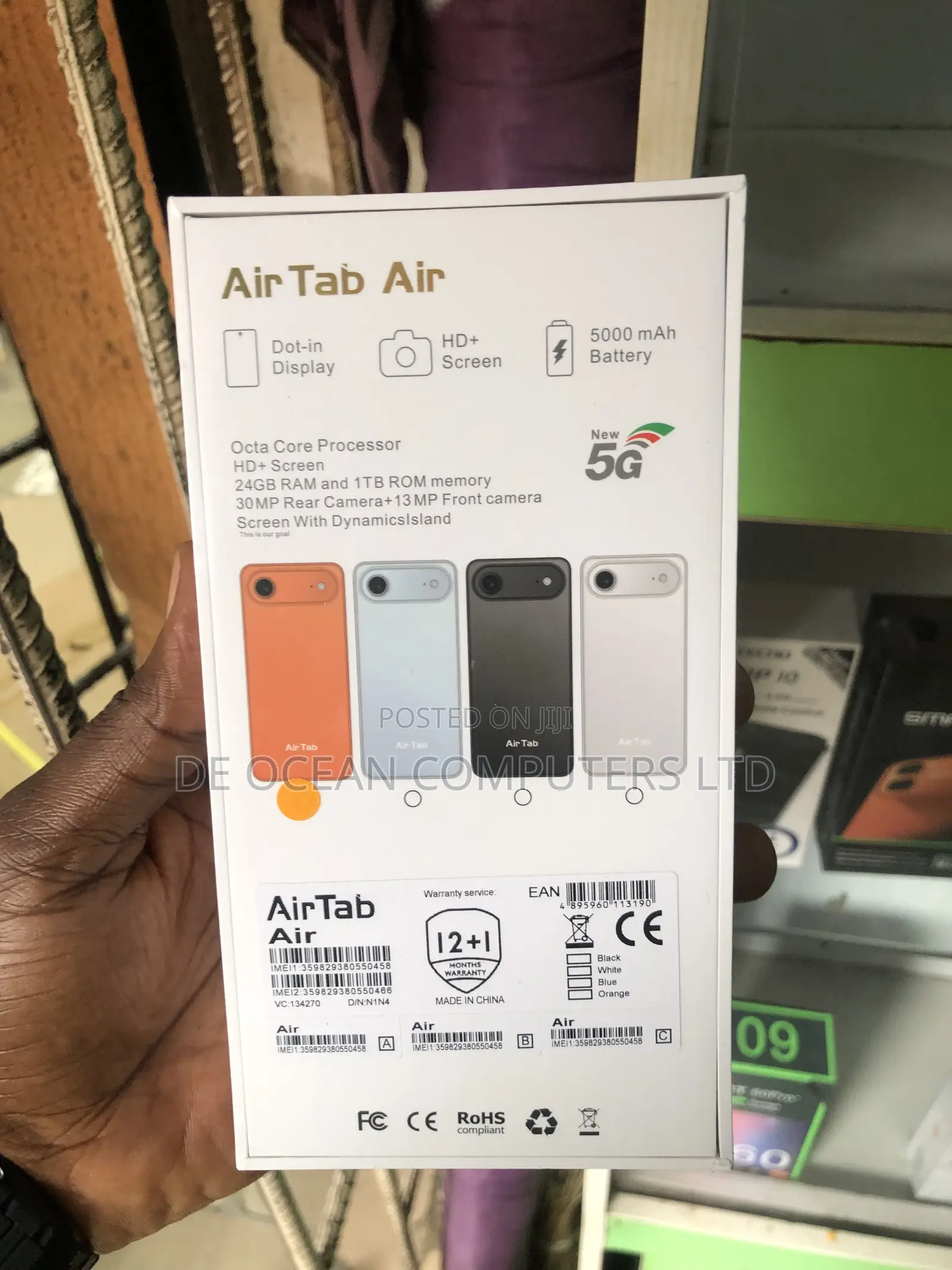 New T-Mobile REVVL V+ 5G 64 GB Orange