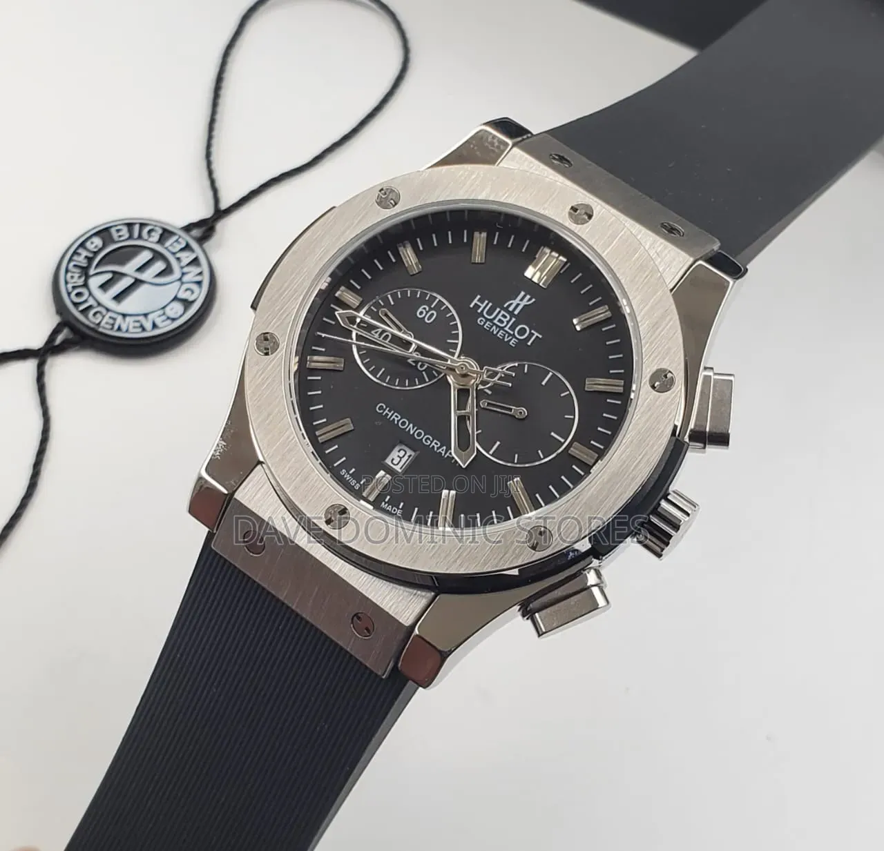Hublot Male Watch 
Available Now in Stores