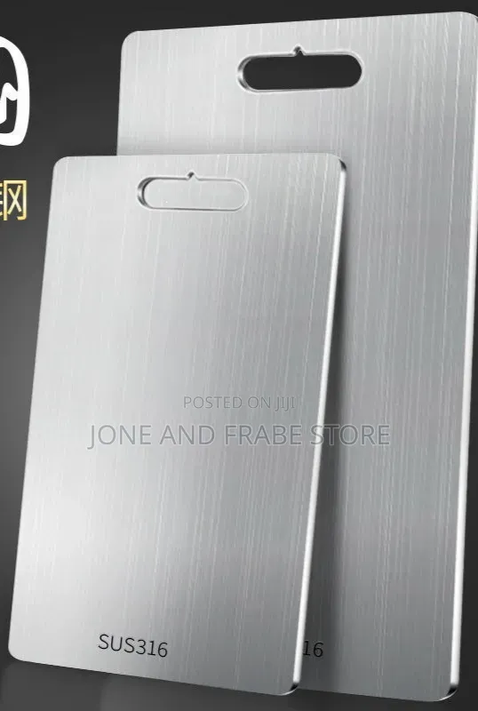 Medium Size Antibacterial, Anti Mold Stainless Steel Chopping Board