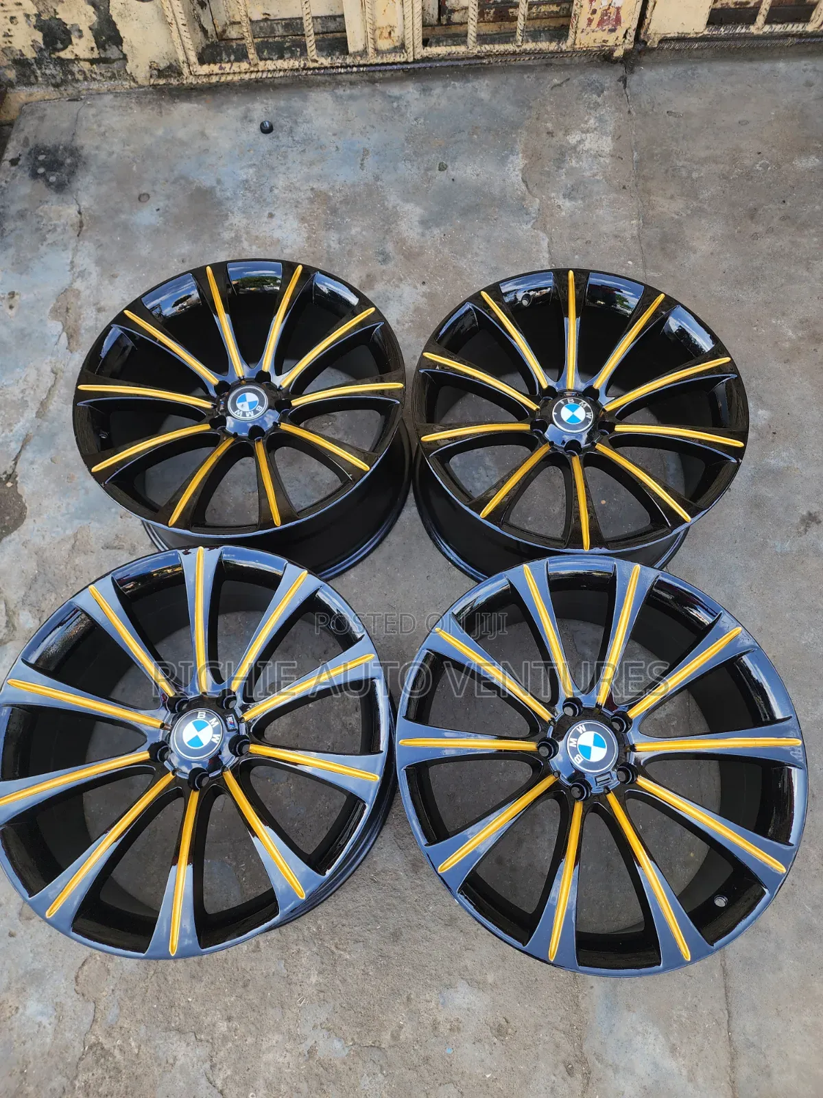 20-Inch BMW Staggered Rim.