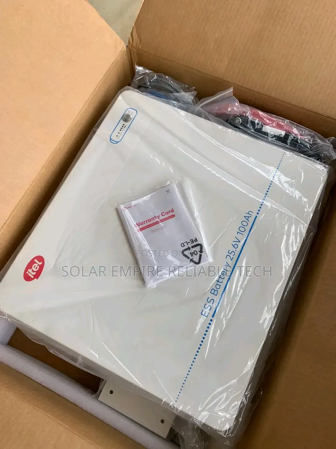 2.5kwh 24v Itel Lithium Ion Battery