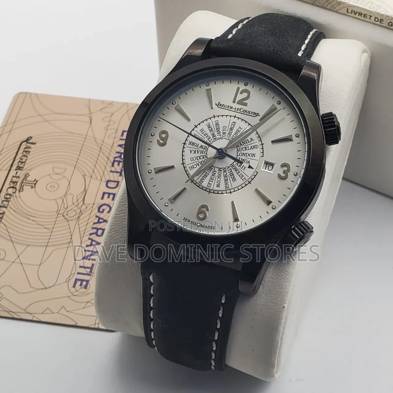 Jaeger-Lecoultre Male Watch 
Leather Strap Automatic System