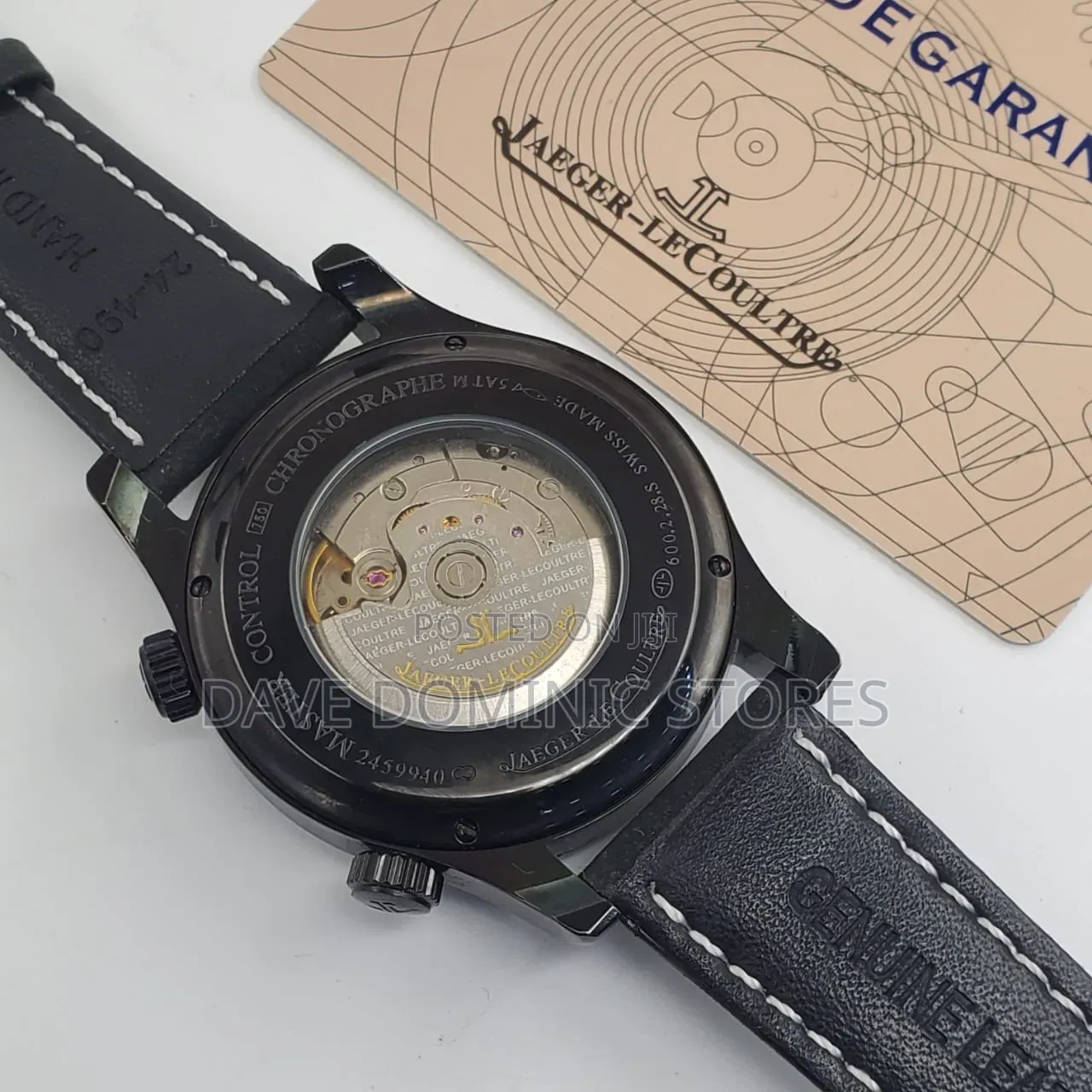 Jaeger-Lecoultre Male Watch 
Leather Strap Automatic System
