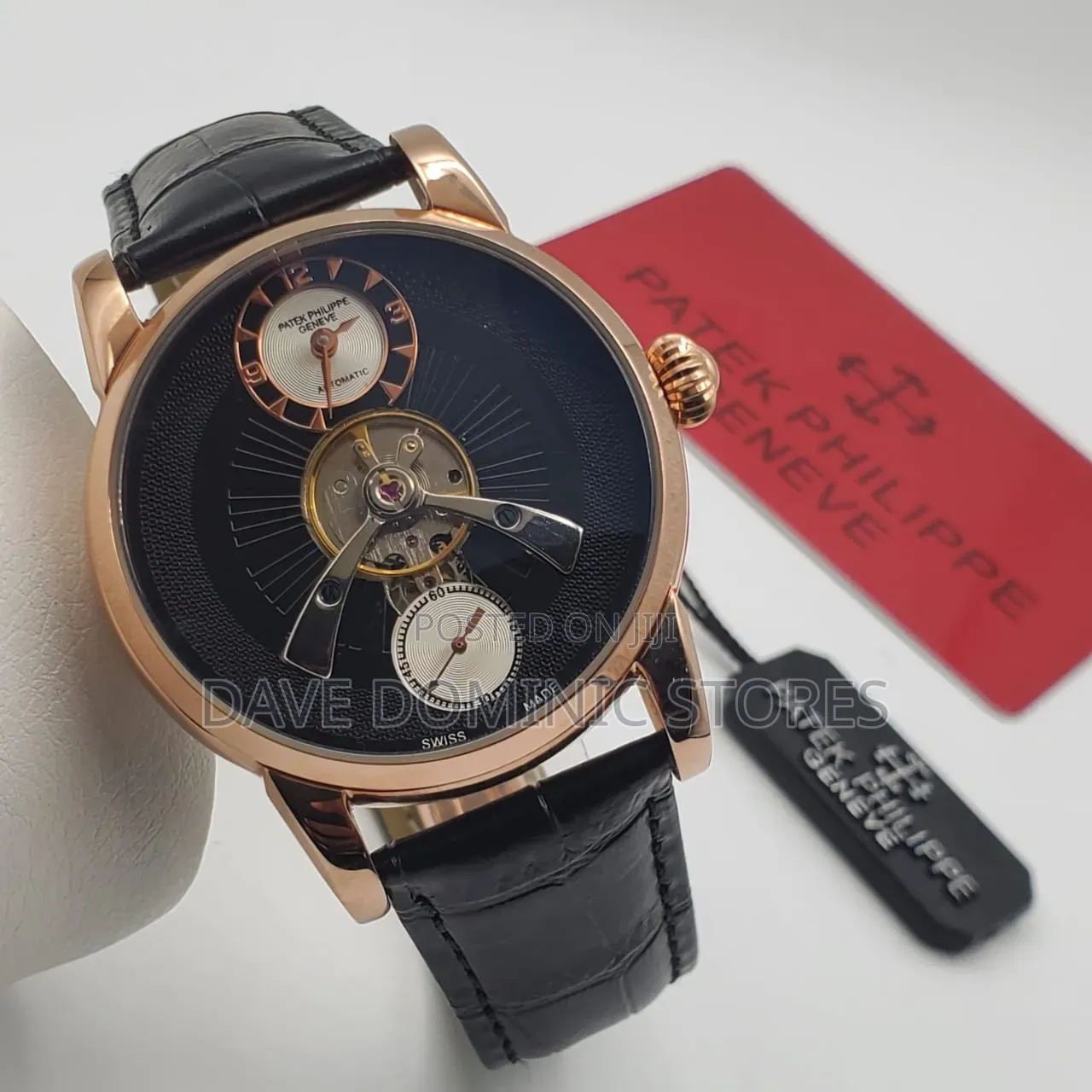 Patek Philippe Male Watch Leather Strap
Automatic System