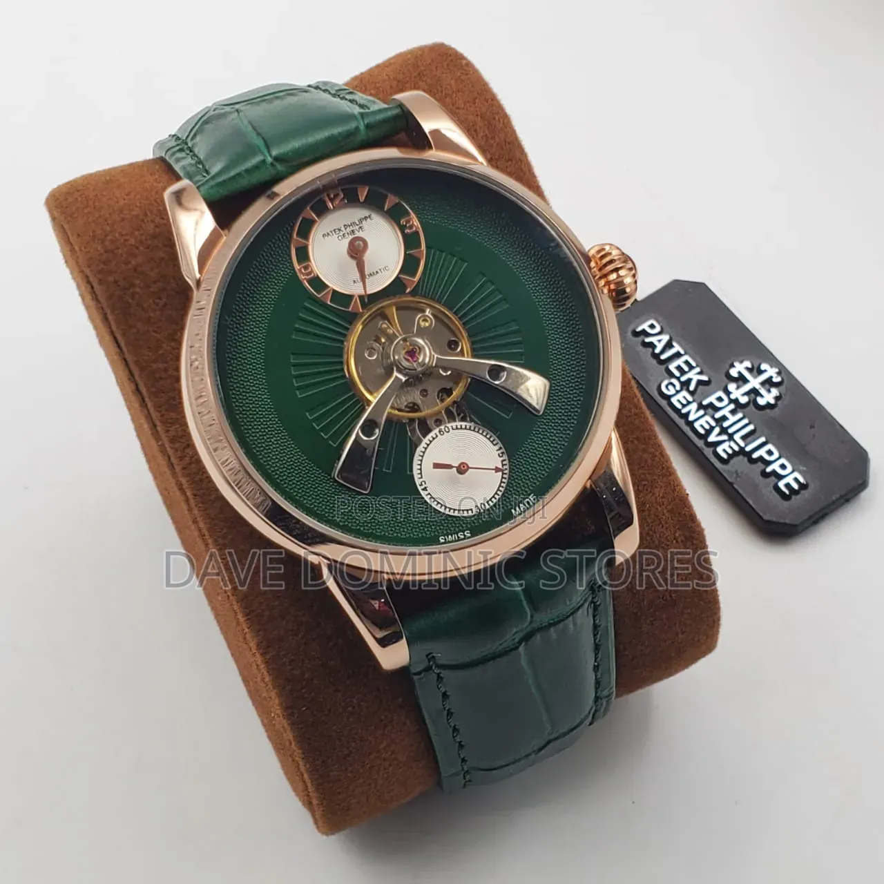 Patek Philippe Male Watch Leather Strap
Automatic System