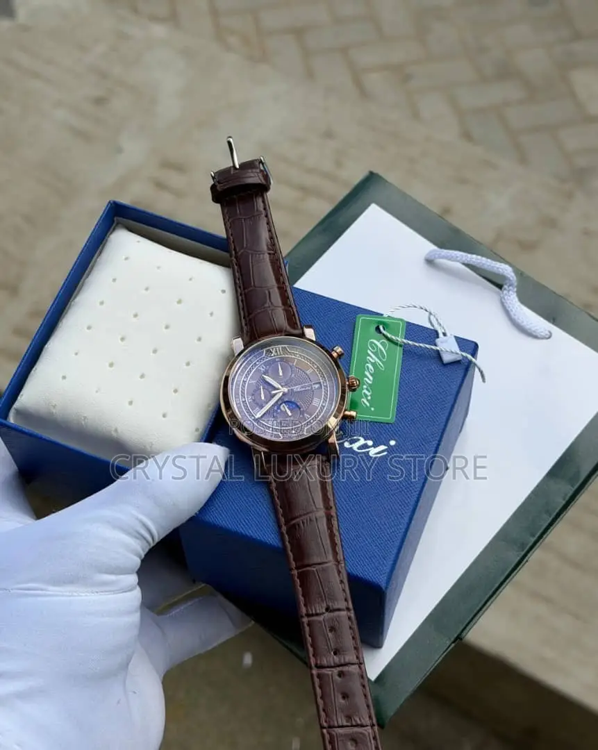 Chenxi Quality Men Genuine Leather Wristwatch