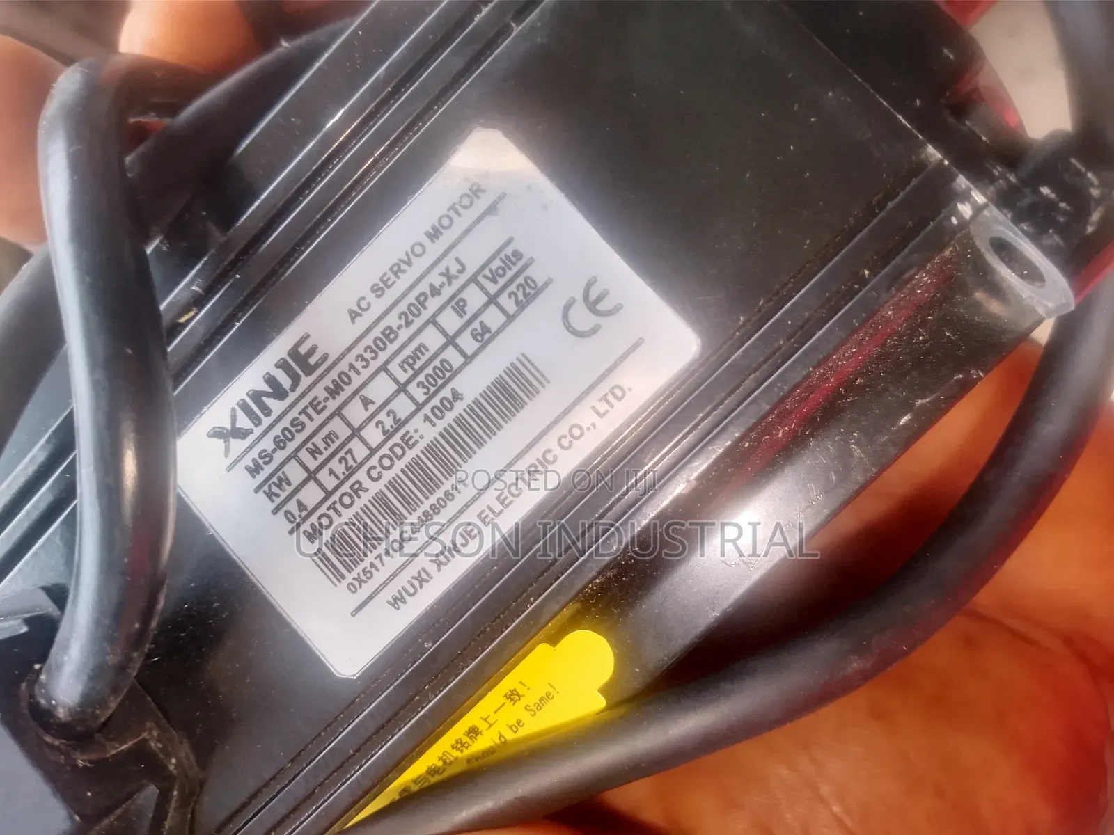 AC Servo Motor 400w 750w 3000Rpm With Encoder for CNC and Automation