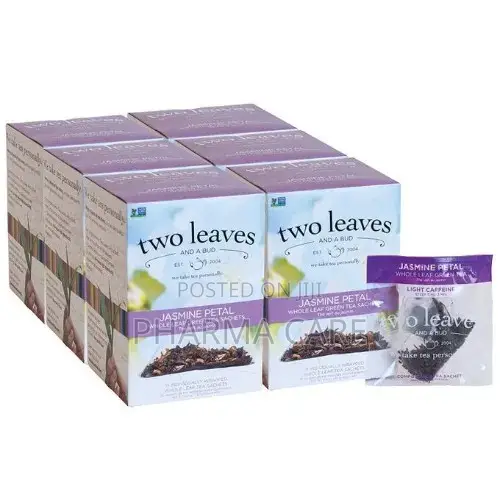 Jasmine Green Tea Bags,15 Pyramid Sachet X 6 PKT