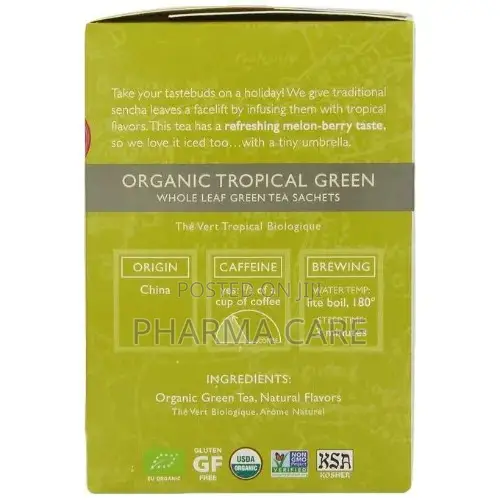 Organic Tropical Green Tea 15 Sachet X 6pk
