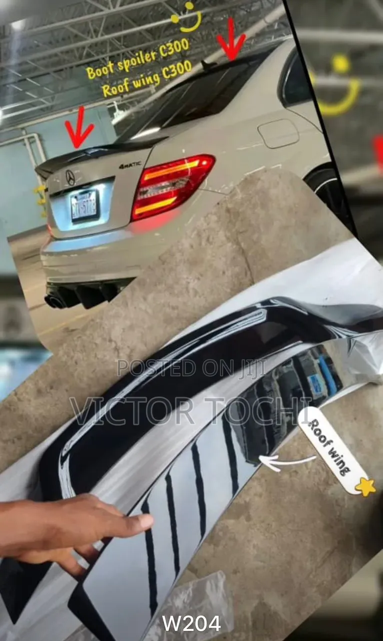 Roof Spoiler C300 C350 C63 204
