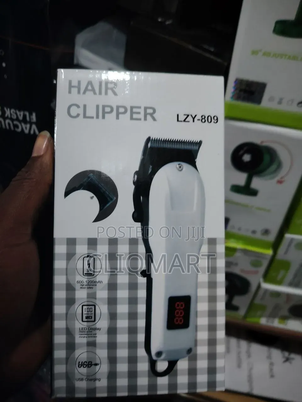 Rechargeable Hair Clipper LZY-809 – Cordless Trimmer for Men